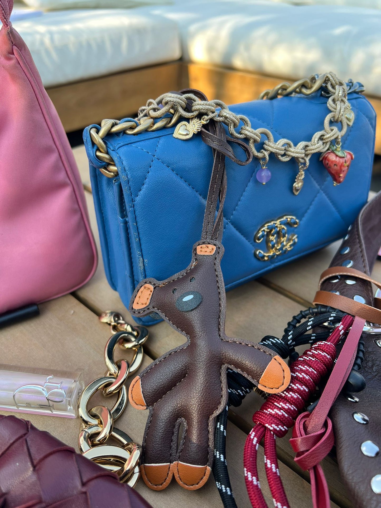 Bag Charm Ours Vintage