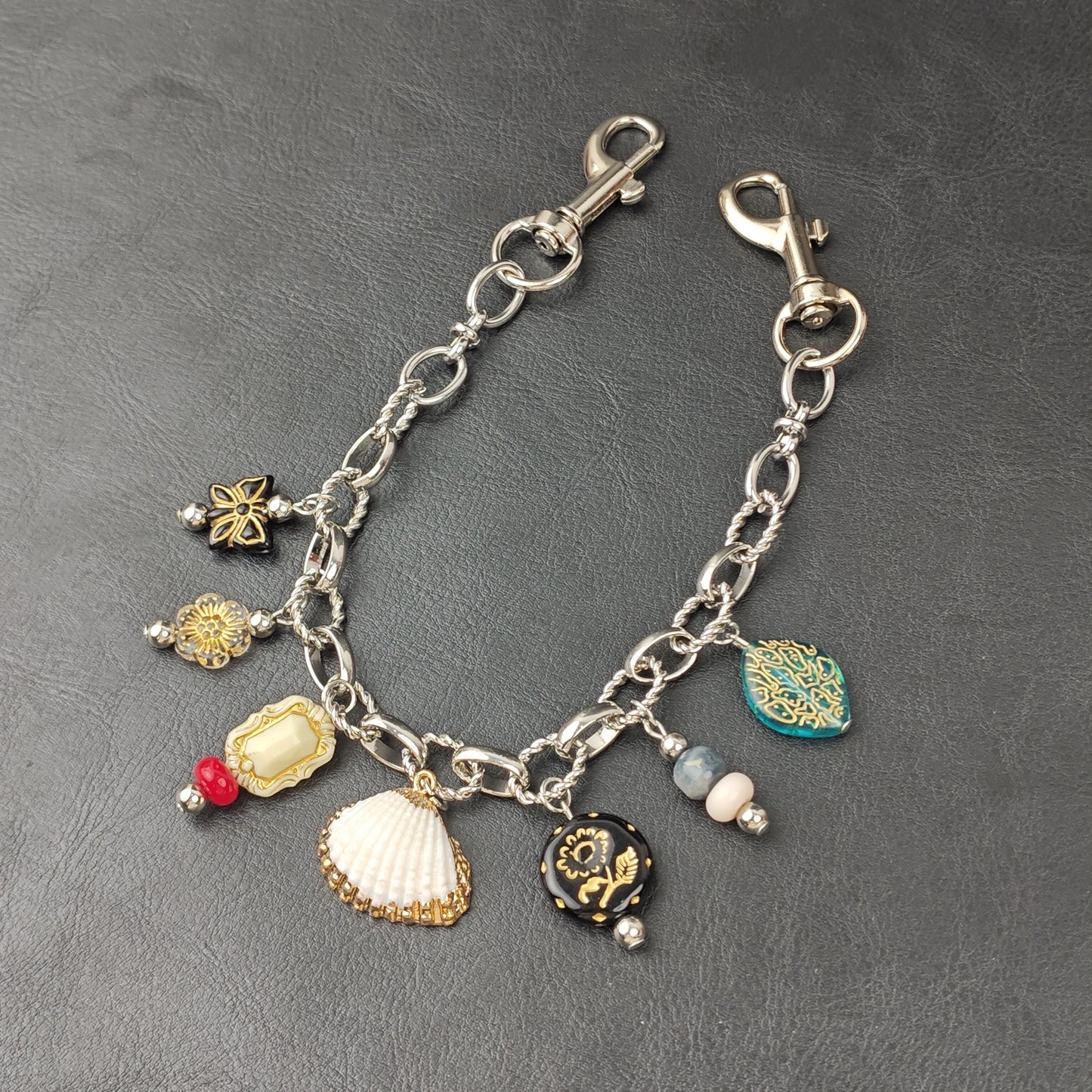 Bag chain coquillages