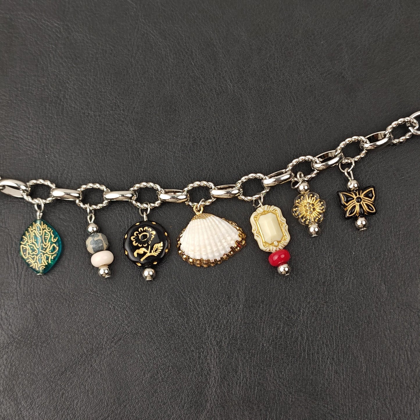 Bag chain coquillages