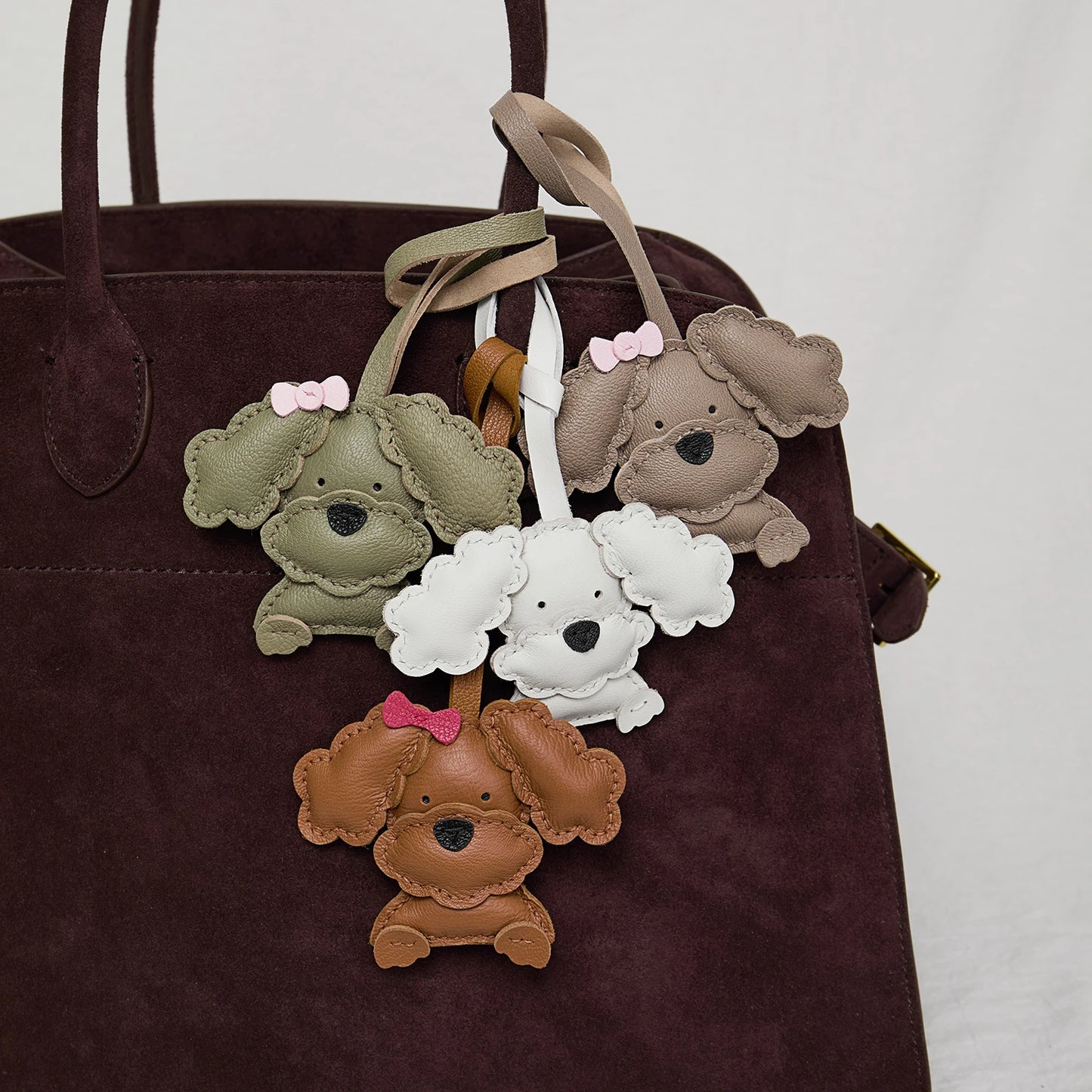 Bag Charm Chien Poodle