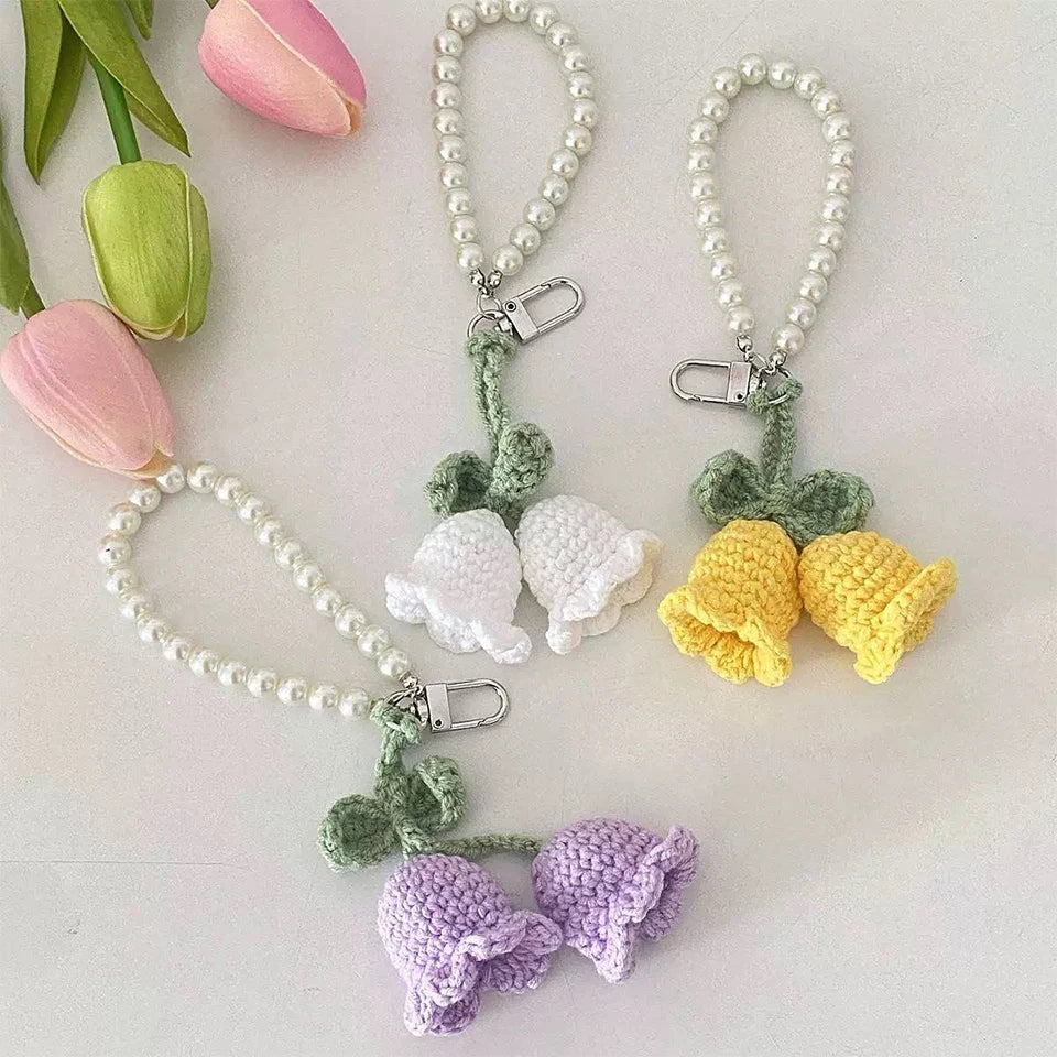 Bag Charm Fleur Clochettes