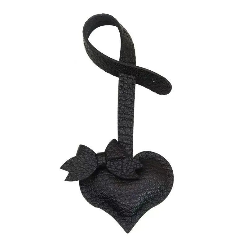 Bag Charm Coeur en Cuir